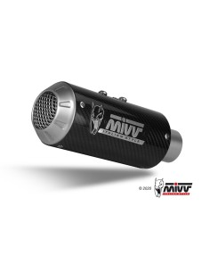 escape completo mivv 2x1 mk3 carbono yamaha yzf r7 2022 24 y 072 sm3c