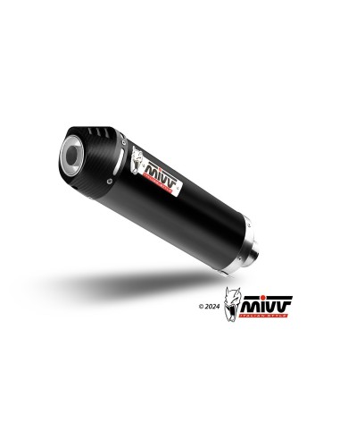 escape completo mivv 2x1 oval black con tapa carbono yamaha t max 560 2022 25 y 073 lvc