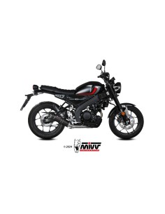 escape completo mivv 1x1 gp carbon con tapa en carbono yamaha xsr 125 2022 24 y 075 l2sc