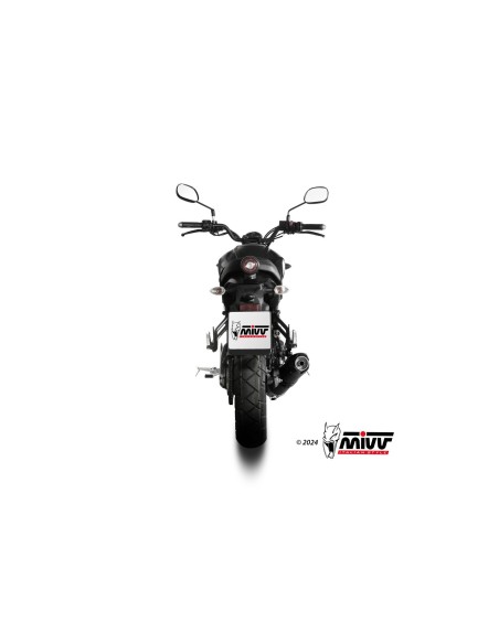 escape completo mivv 1x1 gp carbon con tapa en carbono yamaha xsr 125 2022 24 y 075 l2sc