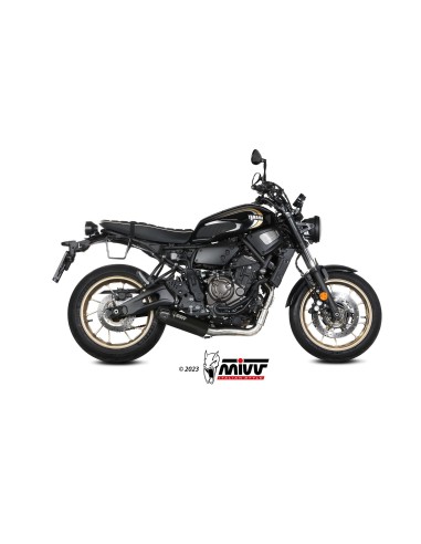 escape completo mivv 2x1 hr 1 black con tapa en carbono larga yamaha xsr 700 2021 24