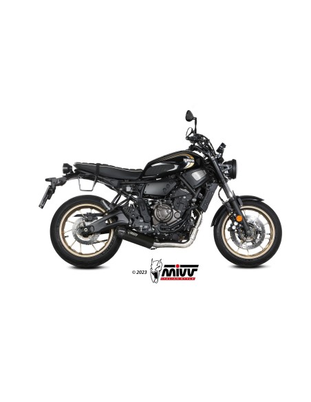 escape completo mivv 2x1 hr 1 black con tapa en carbono larga yamaha xsr 700 2021 24