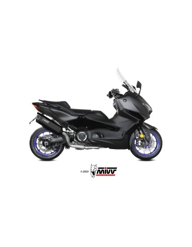escape completo mivv 2x1 sr 1 black titanio yamaha t max 560 2025 26 y 080 lr1tb
