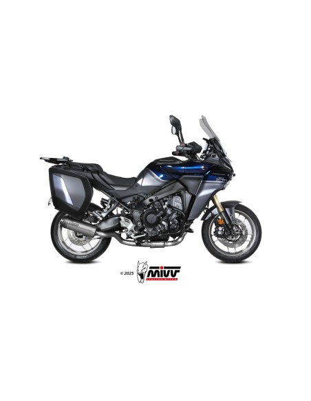 escape completo mivv 3x1 ak 1 titanium con tapa carbono yamaha tracer 9 gt gt 2025 26