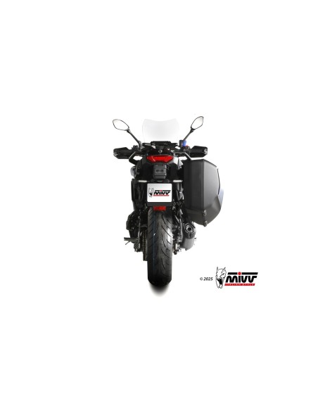 escape completo mivv 3x1 ak 1 titanio con tapa de carbono yamaha tracer 9 gt gt 2025