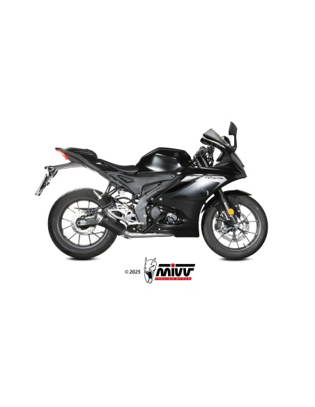 escape completo mivv 1x1 gppro black yamaha mt 125 yzf r125 2025 y 085 kxbp