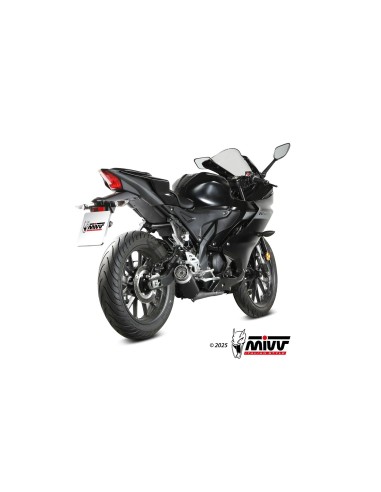 escape completo mivv 1x1 gppro black yamaha mt 125 yzf r125 2025 y 085 kxbp