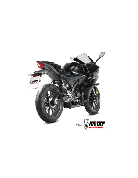 escape completo mivv 1x1 gppro black yamaha mt 125 yzf r125 2025 y 085 lxbp