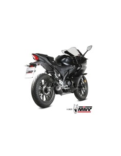 escape completo mivv 1x1 mk3 black yamaha mt 125 yzf r125 2025 y 085 sm3b 2