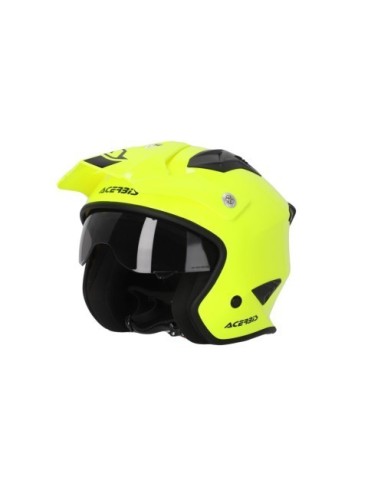 casco acerbis jet aria 22 06 amarillo 0025055 061