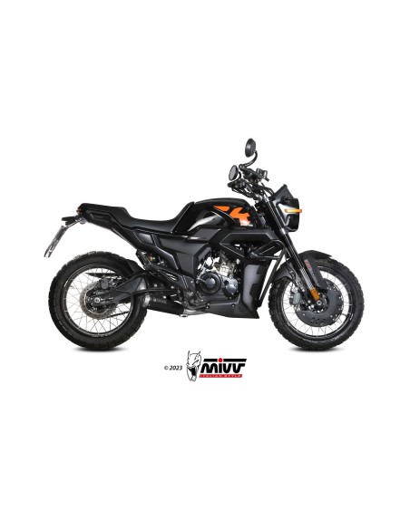 escape completo mivv 1x1 x m1 black zontes zt 125 gk 2021 24 z 004 sc4b