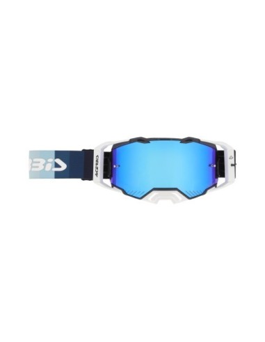 gafas off road acerbis vulcan mirror 0027508 motocross enduro lente espejo blanco neg