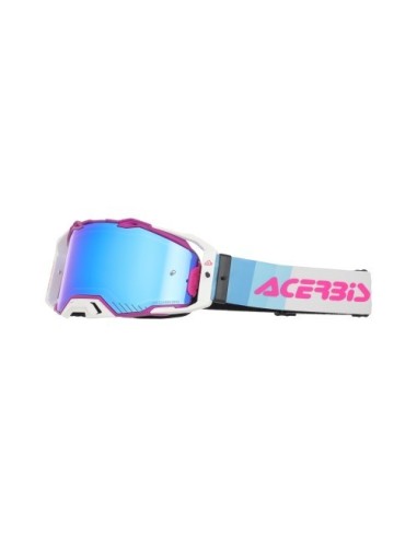 gafas off road acerbis vulcan mirror 0027508 motocross enduro lente espejo purple