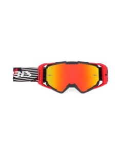 gafas off road acerbis vitrion mirror 0027520 motocross enduro lente espejo negro rojo 2