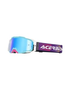 gafas off road acerbis vitrion mirror 0027520 motocross enduro lente espejo violeta