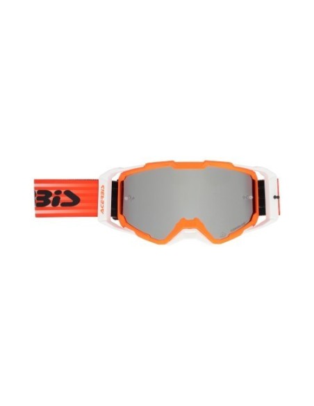gafas off road acerbis vitrion mirror 0027520 motocross enduro lente espejo naranja negro