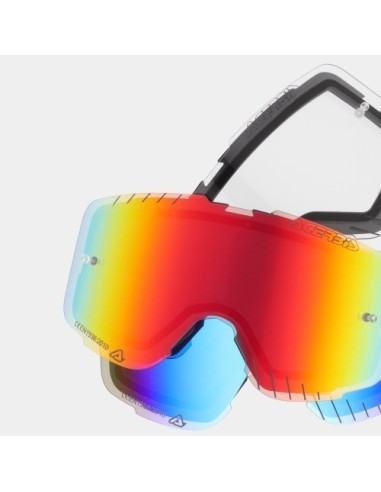 gafas infantiles off road acerbis vanguard kid mirror 0027526 343 rojo blanco
