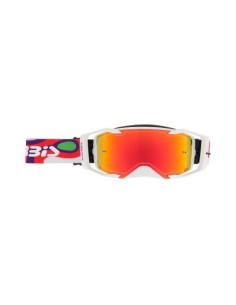 gafas off road acerbis vortex mirror 0027785 motocross enduro lente espejo blanco rojo 2