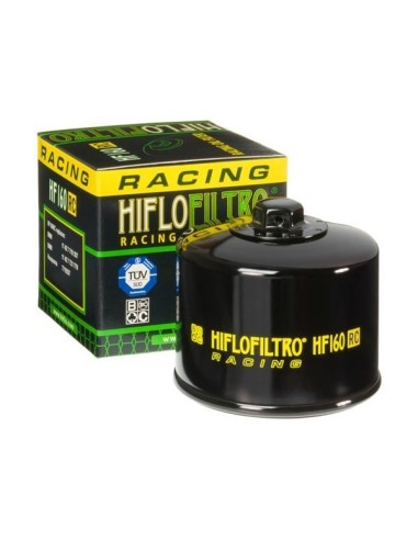 filtro de aceite moto hiflofiltro hf160rc racing con tuerca hexagonal de 17 mm
