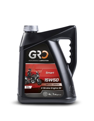 aceite de motor gro smart 15w50 4 litros 9021860