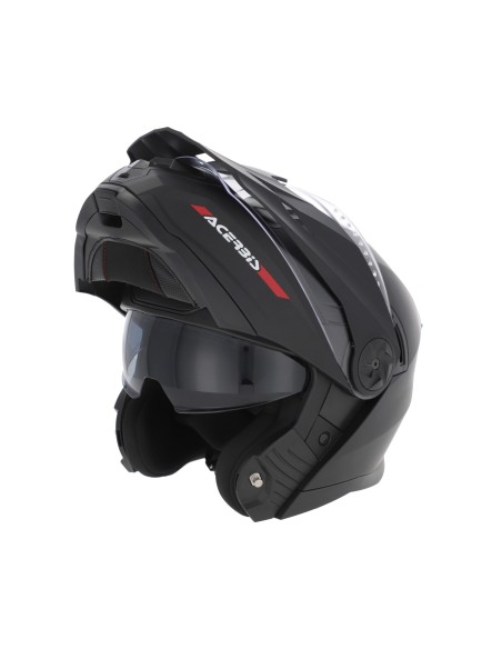 casco modular acerbis rider color negro mate 0026576 091