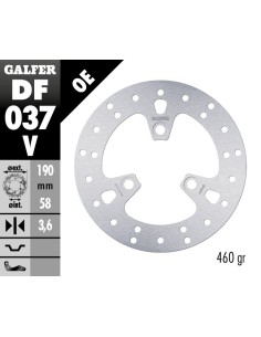 disco de freno galfer fijo redondo 190x3 6mm df0