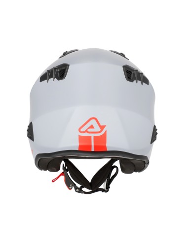 casco acerbis jet aria 22 06 color gris claro mate 0025055 076