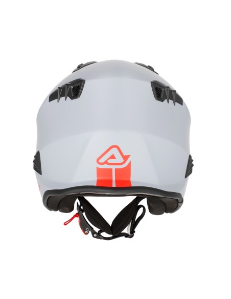casco acerbis jet aria 22 06 color gris claro mate 0025055 076