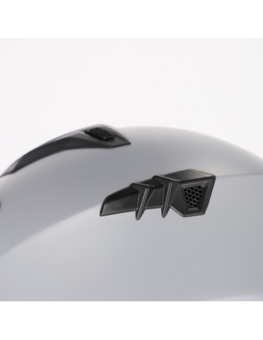 casco acerbis jet aria 22 06 color gris claro mate 0025055 076