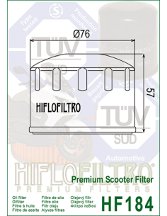 filtro de aceite hiflofiltro hf184 2