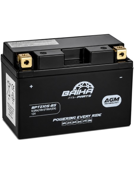 bateria moto sin mantenimiento precargada baika ytz10s bs