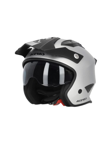 casco acerbis jet de moto con visor solar integrado homologacion ece 22 06 0025937 856