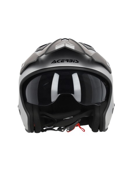 casco acerbis jet de moto con visor solar integrado homologacion ece 22 06 0025937 856