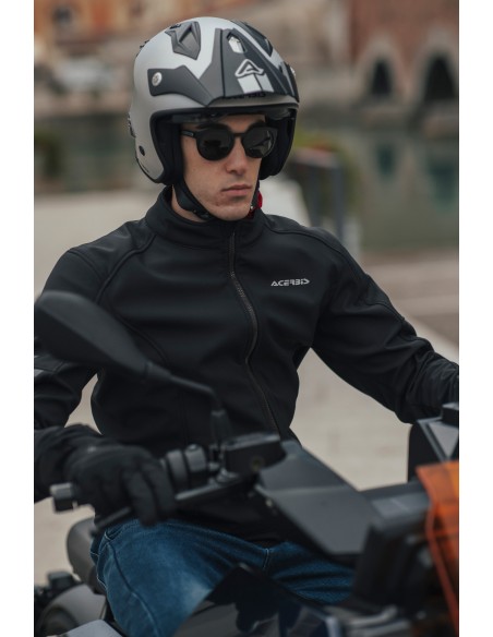 casco acerbis jet de moto con visor solar integrado homologacion ece 22 06 0025937 856