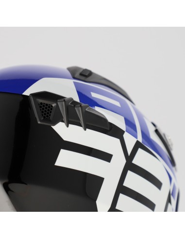 casco acerbis jet aria graphic sport 22 06 negro y azul mate 0026602 295