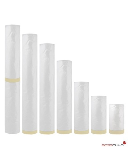unidad Plástico con cinta 360cm X 22,8m x 19mm