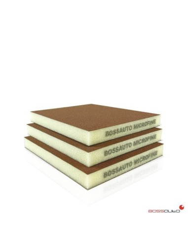 Esponja abrasiva 2 caras MICROFINE Gris-50u.