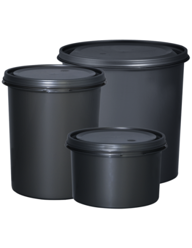 Caja 100 ud - Vaso pintura con tapa - 1,8 l
