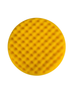 Tampn Espuma Pulido 150mm Amarillo Ondul, 2Ud