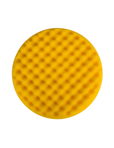 Tampn Espuma Pulido 150mm Amarillo Ondul, 2Ud