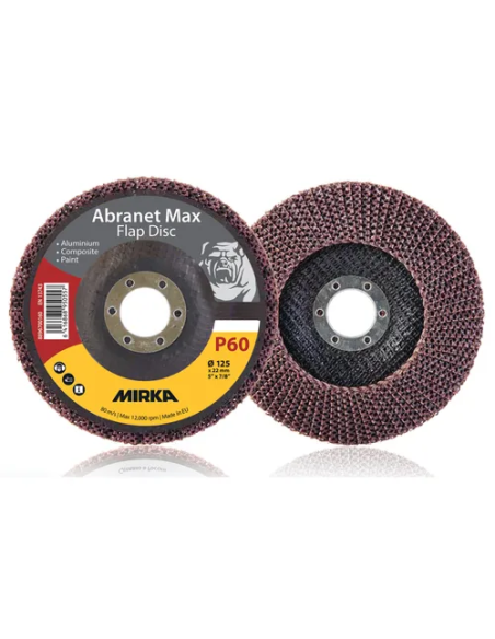 Abranet Max Flap disc T29 125mm ALOX 80