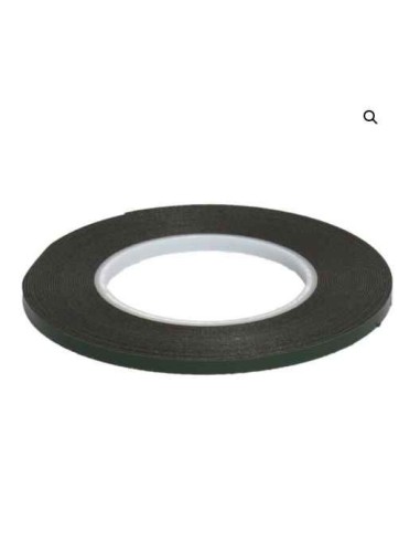 Blister 1 ud - CINTA doble cara Negra - 9mm x 10m
