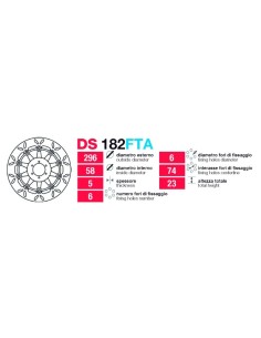 Discos De Freno Delt Honda Cbr 600 F-F4 - DS182FTA