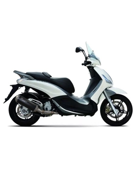 Exhaust Sport approved for Piaggio Beverly 125 (Le