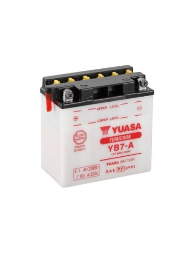 Batería para motocicleta Yuasa YB7-A Yumicon 7.4Ah