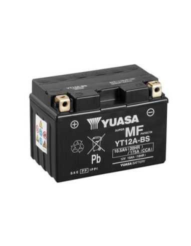 Batería para motocicleta Yuasa YT12A-BS MF 10.5Ah