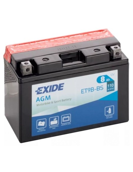 BATERIA MOTO EXIDE YT9B-BS