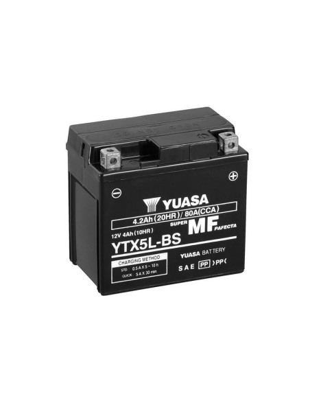 Batería para motocicleta Yuasa YTX5L-BS MF