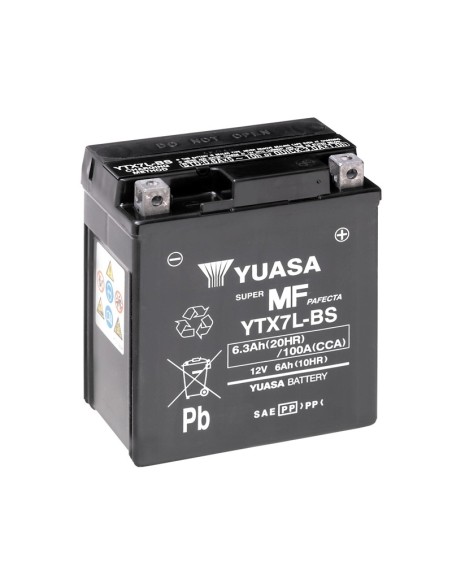 Batería para motocicleta Yuasa YTX7L-BS MF