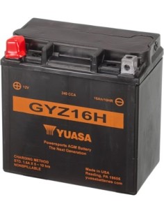 bateria para motocicleta yuasa mf 16 8ah wc gyz16h